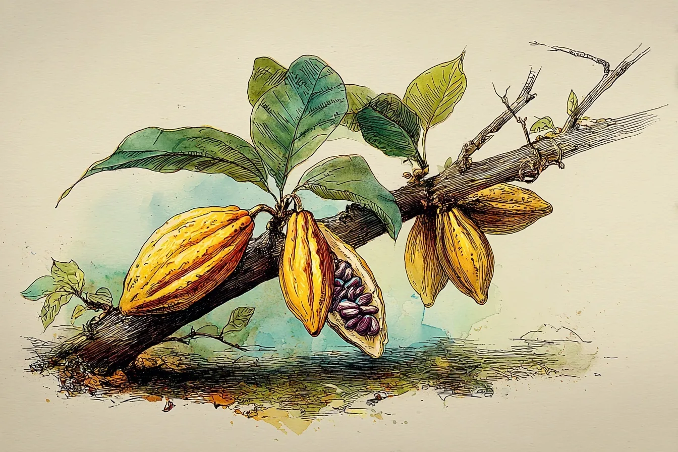 Ceremonial Cacao - illustration