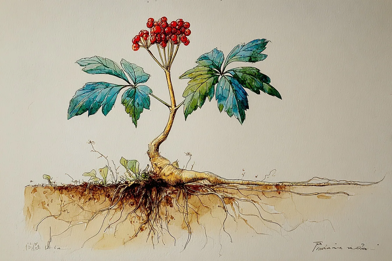 Ginseng - illustration