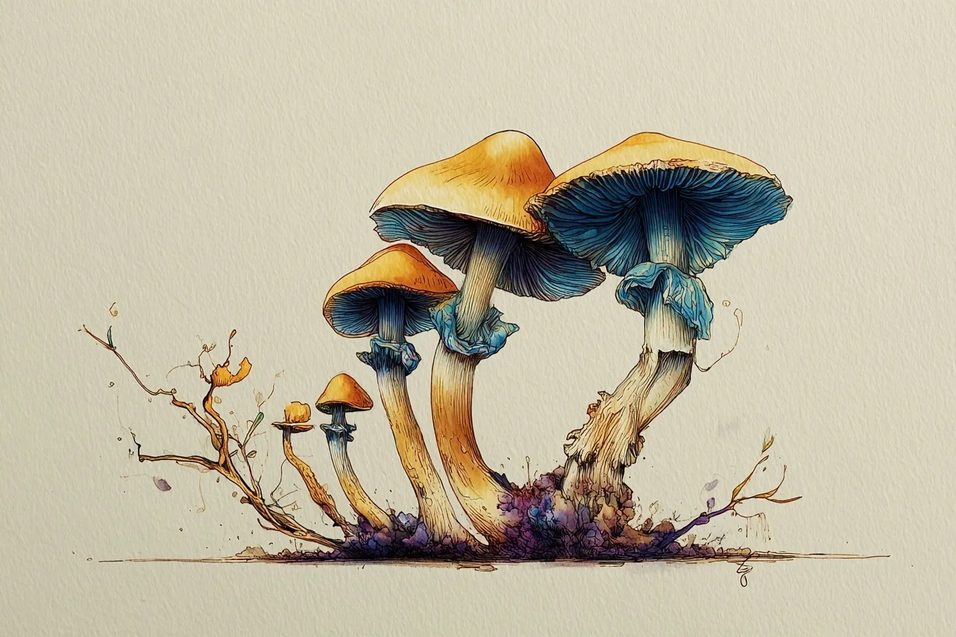 Psilocybin - illustration