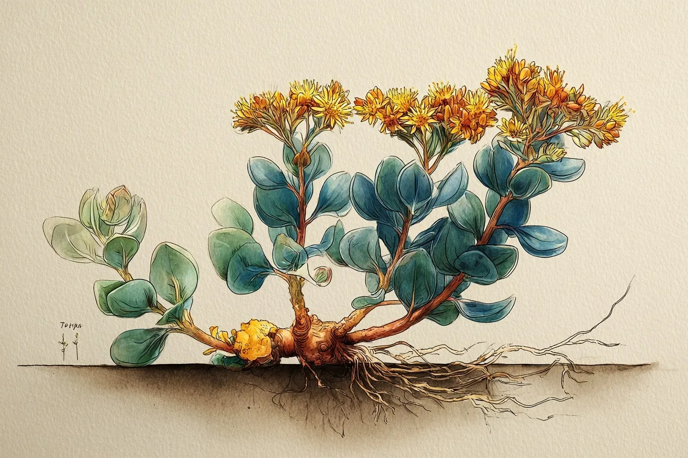 Rhodiola Rosea - illustration