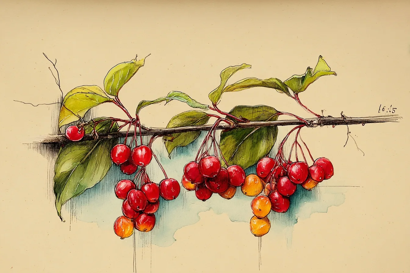 Schisandra Berry - illustration