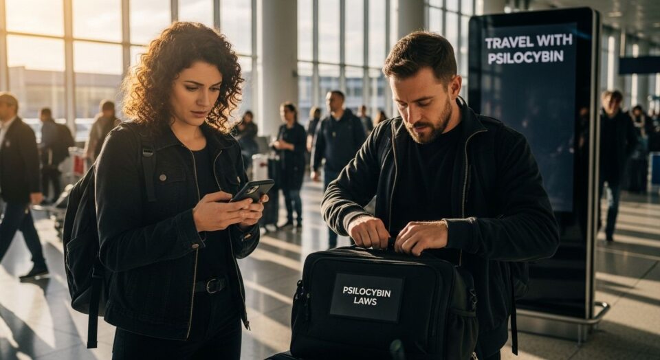 psilocybin travel airport