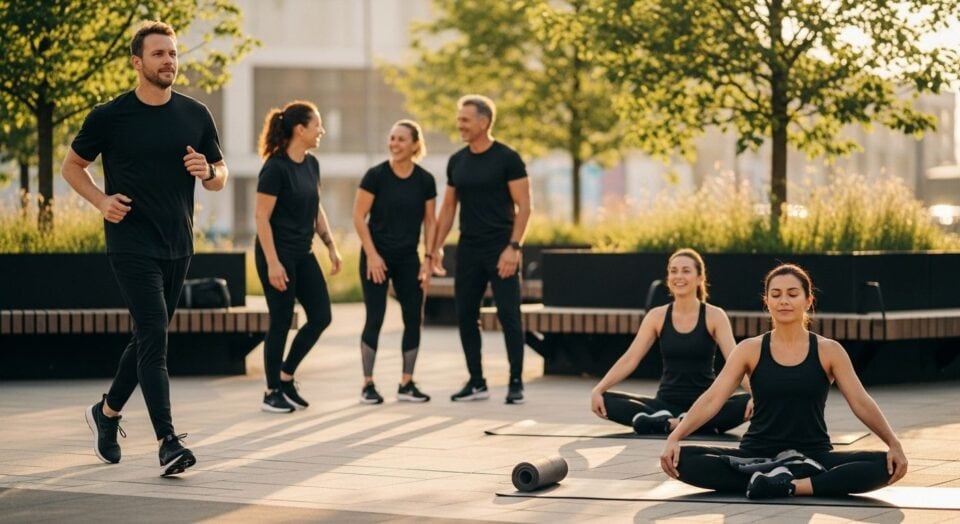 daily movement, mental health, group exercise