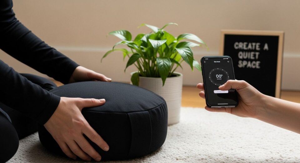 meditation space setup