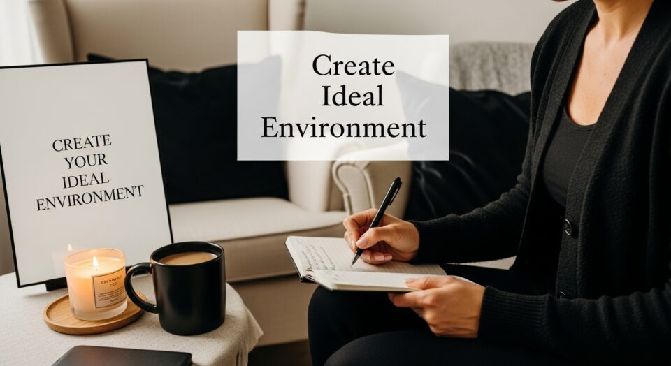 journaling mindfulness home setup